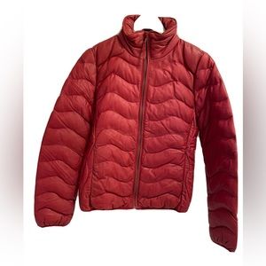 Red Ribbed Jacket